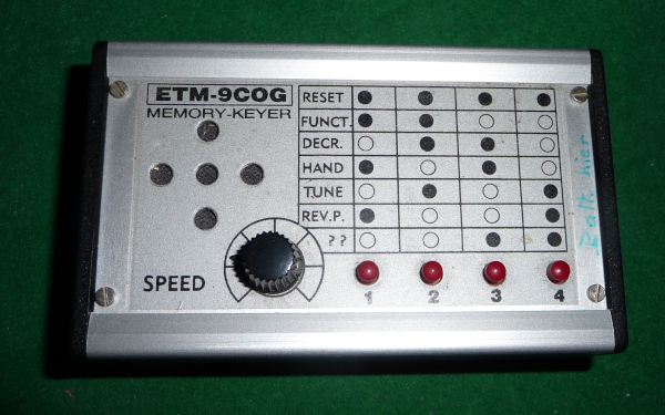ETM-9COG Keyer Memory