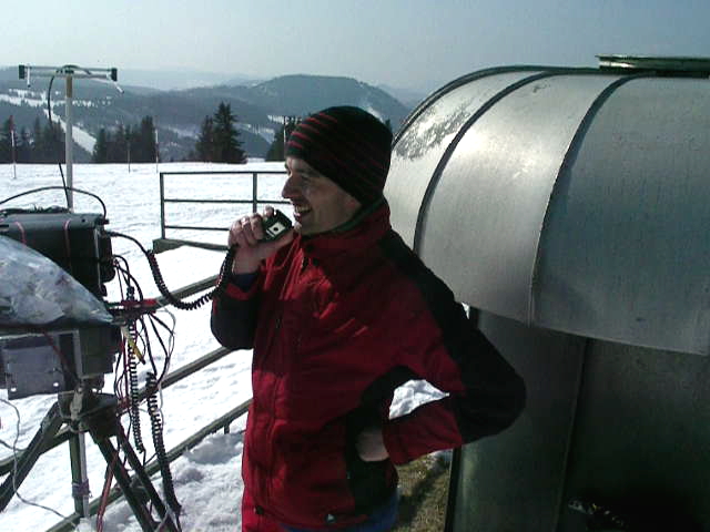 DL2GW Alex auf dem Feldberg im Schwarzwald