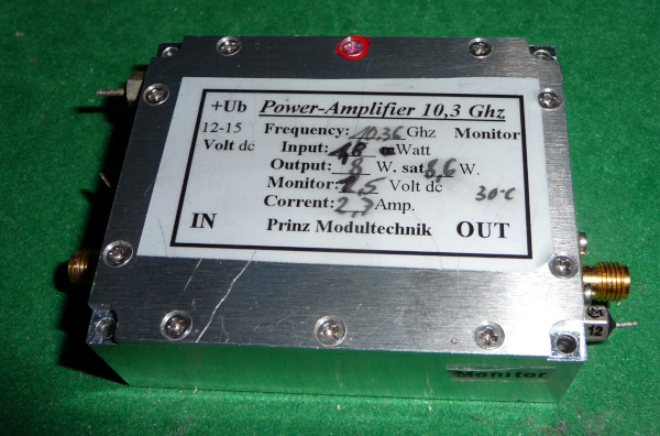 amp 8.6 watts 10ghz